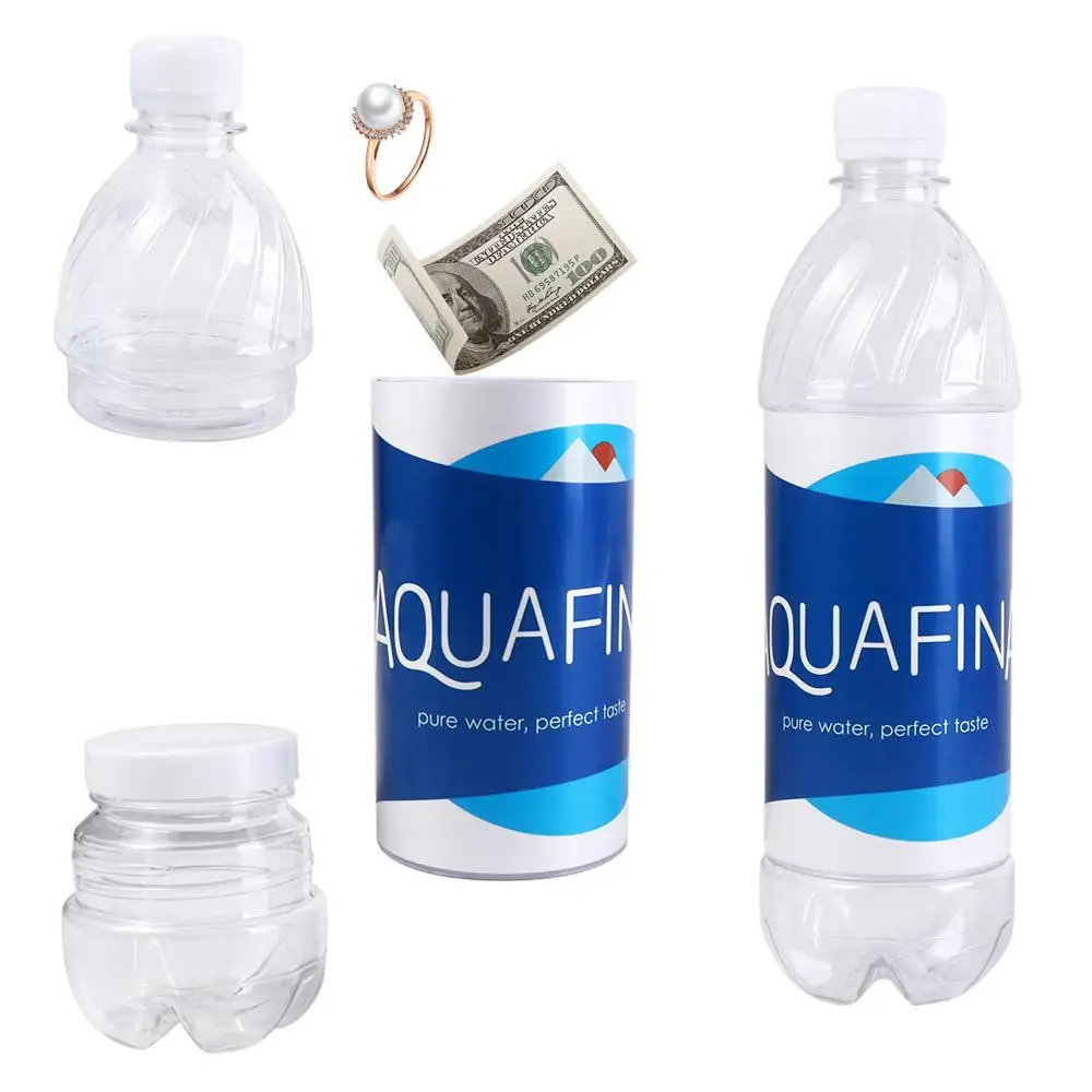 

Smell Proof Bag Transparent Water Bottle Diversion Safes Hidden Convenient Fake Water Bottle Portable Plastic Stash Jars Home