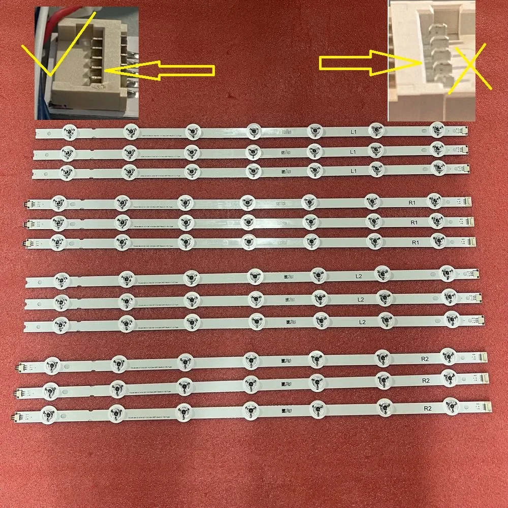 

LED Backlight Strip For 55inch 55lb700v 6916L-1629A 1630B 1743B 1741A 6916L-1629A 1630A 1743A 1741A