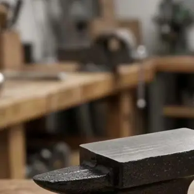 DIY Metal Craft Kit Cast Iron For Anvil 14x23x5cm and Ball Peen Hammer for Ring Making Wire Wrapping and Embossing