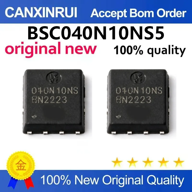 (5pcs-100pcs)Brand new original BSC040N10NS5 silk screen 040N10NS TDSON-8 N-channel MOS tube 100V100A