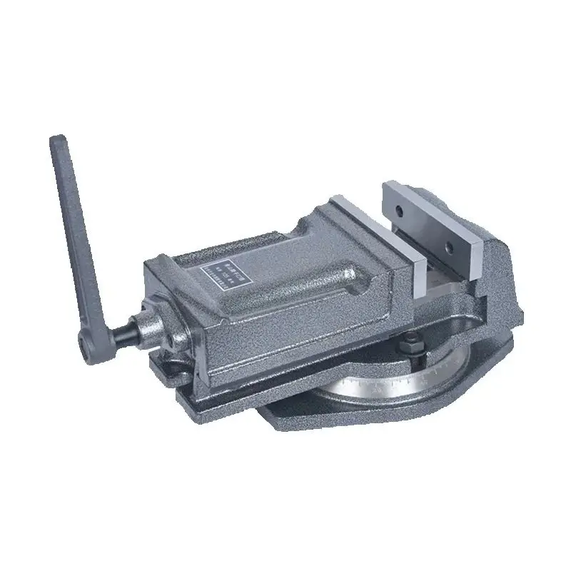 New QH Heavy Duty Milling Machine Flat Head Vice Drilling Machine Precision Angle Fixed Table Vice 3 inches