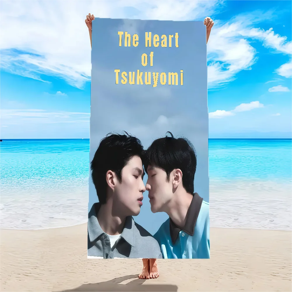 

Love TV The heart of tsukuyomi Towel Absorbent microfiber beach towel，quick drying, for swimming, camping, yoga