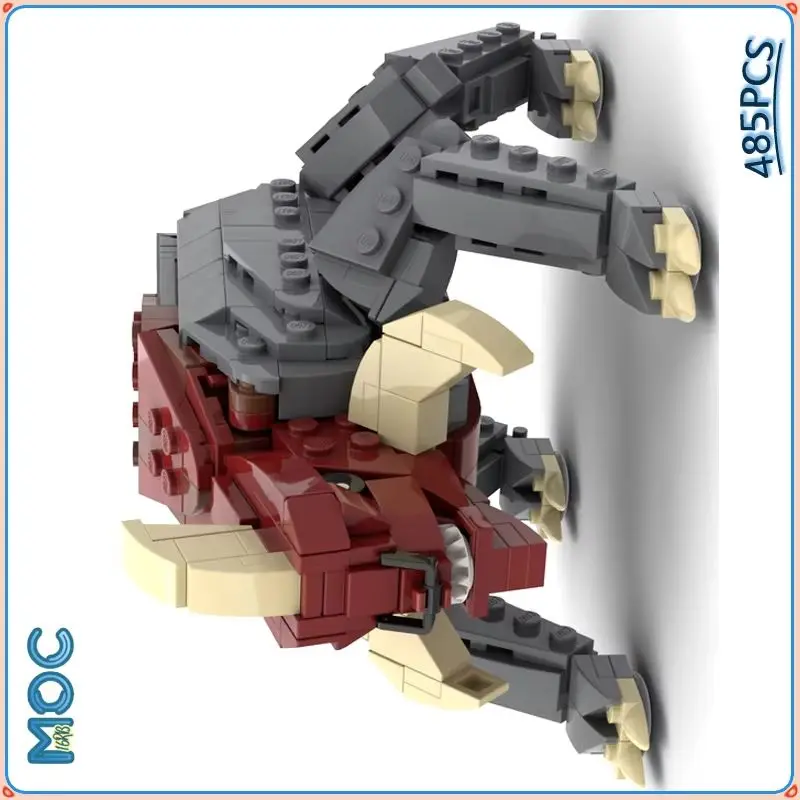 

Строительные блоки MOC, серия Arena Reek Beast от Petranaki Geonosian, кирпичи, сделай сам, сборные кирпичи, модель игрушки, подарок на день рождения, 485 шт.