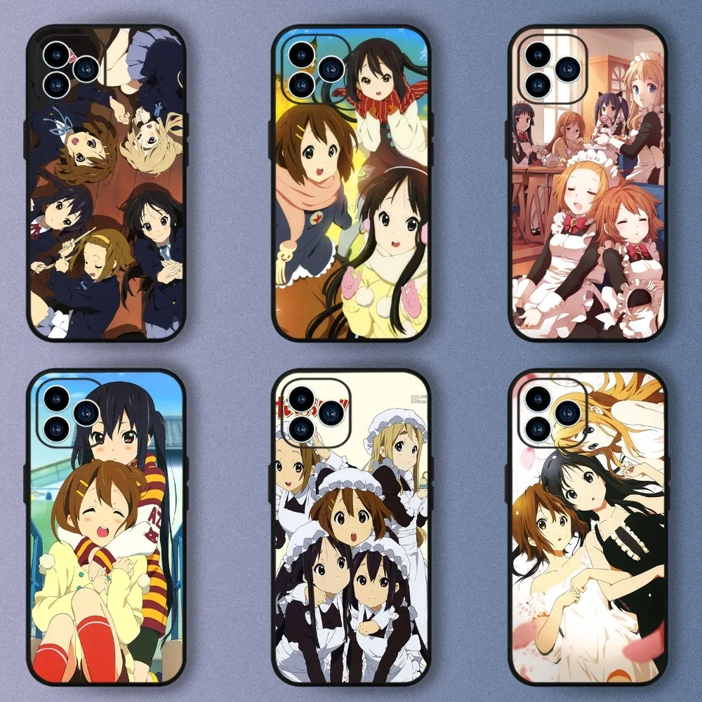 Bilibili K-ON! Phone Case For iphone15 14 13 12 11 Pro Max Mini X 7 8 Soft Case