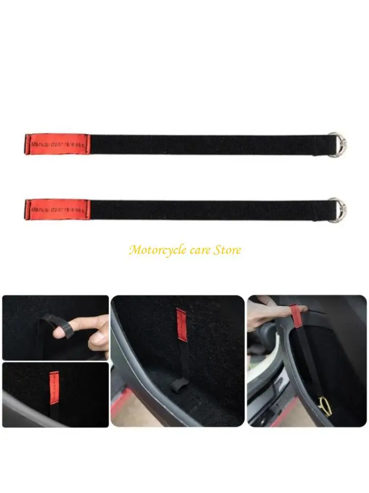 U75F Emergency Evacuation Car Door Rope Door Emergency Rope Safety Escape Pull Excellent Integration with Vehicle Interior