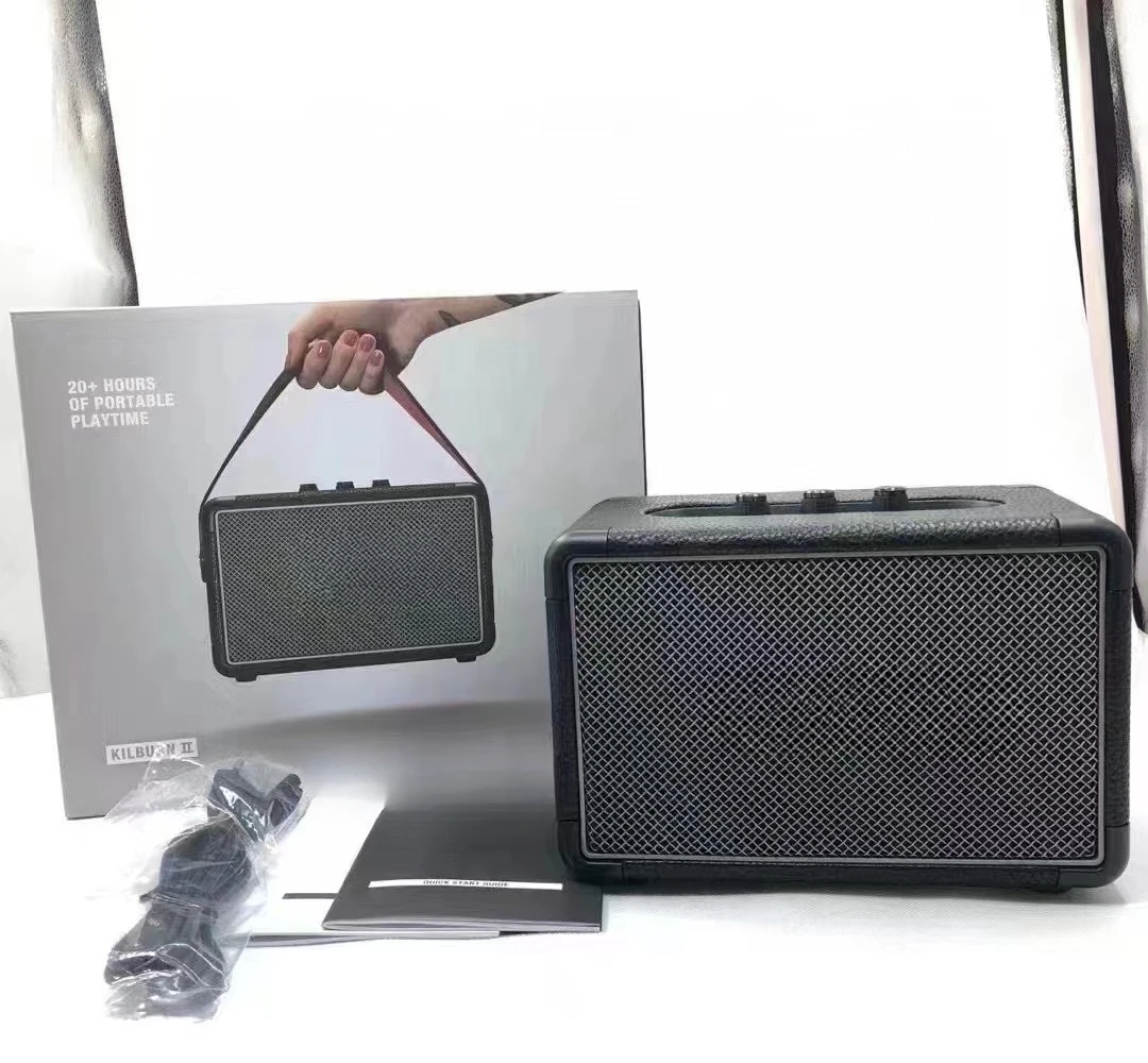 EMBERTON High Fidelity draadloze buitenluidspreker met RGB mobiele telefoons op batterijen Handig Kilburn II-geluidssysteem
