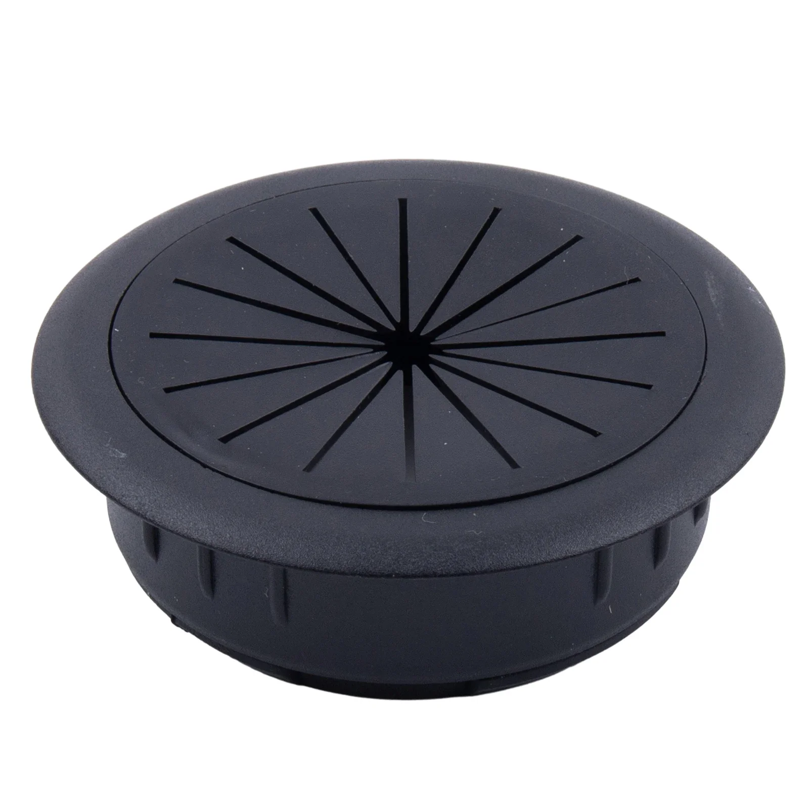 

Threading Box Cover Desktop Cable Box Hardware Home Improvement Offices ABS Black Desk Cord Grommet White 60MM