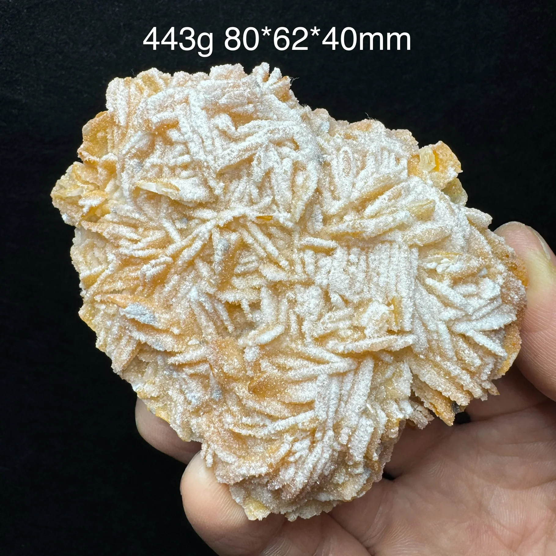 Natural Morocco Barite Mineral Specimen Quartz Rock Healing Stone Home Desk Decor C1-20