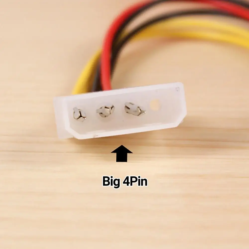 HighToughness 17cm 4Pin to 6Pin PCI-Express PCIE Graphics Card Power Adapter Cable for Desktop