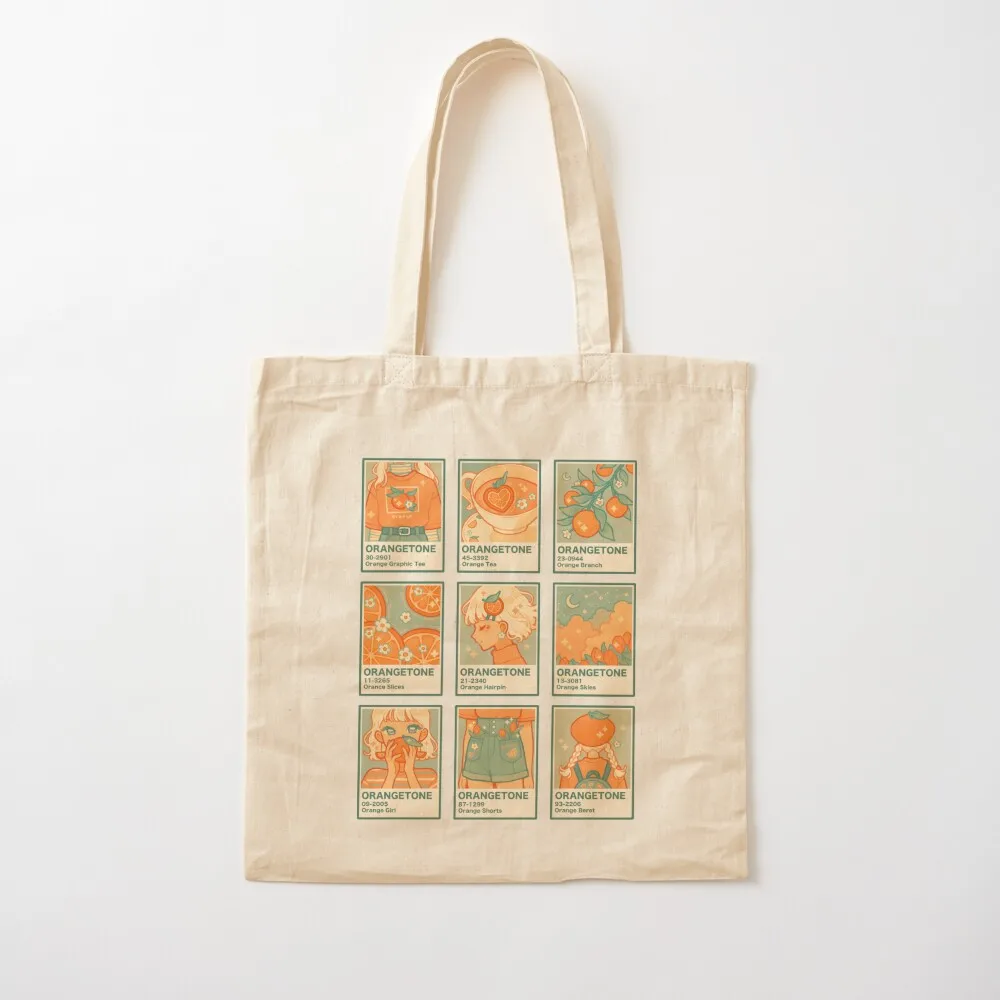

Orangetone Tote Bag Handbags women Women's beach bags Canvas shoulder bag