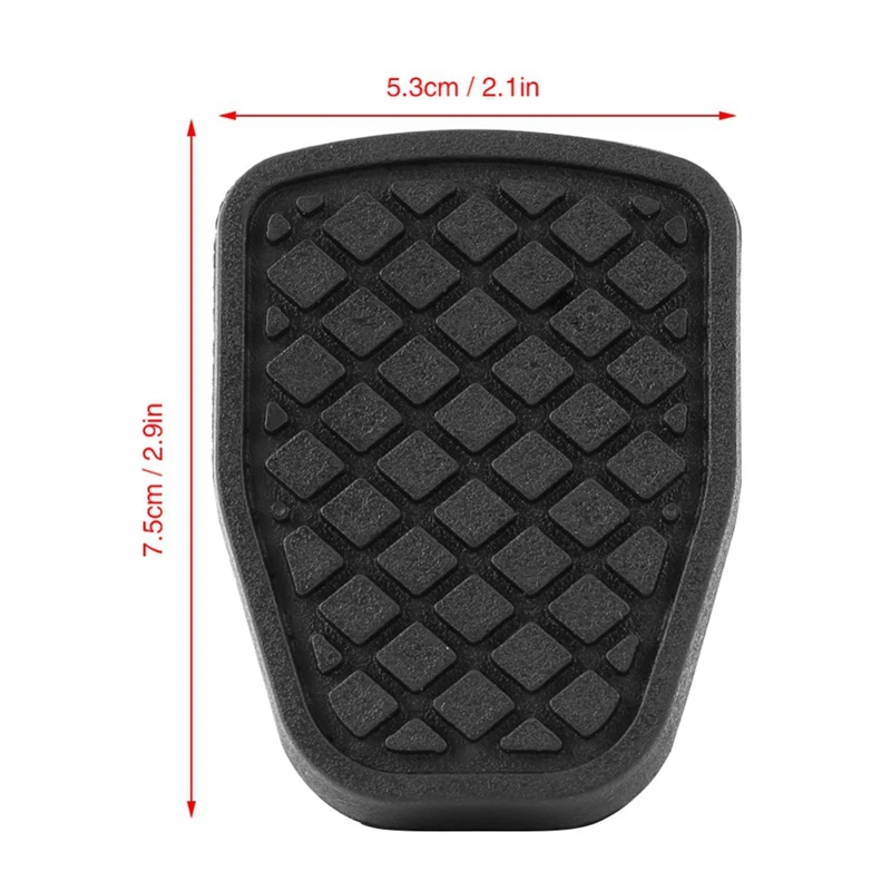 2Pcs Brake Clutch Pedal Pad Rubber Cover Set For Subaru Forester IMPREZA Legacy Outback WRX Brake Clutch Pedal Pad Car