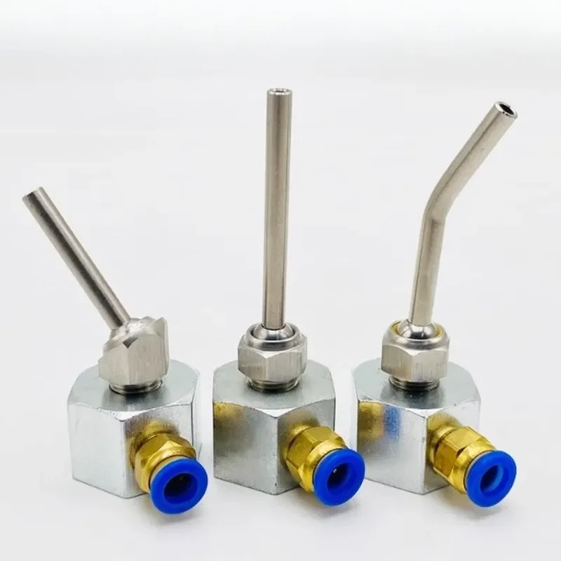 for Magnetic Suction Universal Spherical Nozzle Machine Tool Blowing Coolant Nozzle Adjustable Angle Point Type Air Cleaning