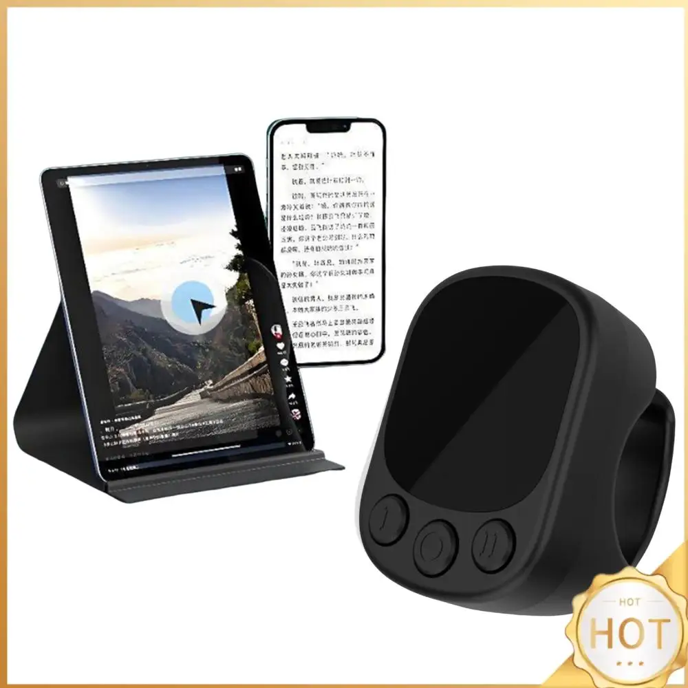 Remote Scrolling Ring BT Camera Video Recording Remote Touch Screen Page Turner for iPhone Android Tablet