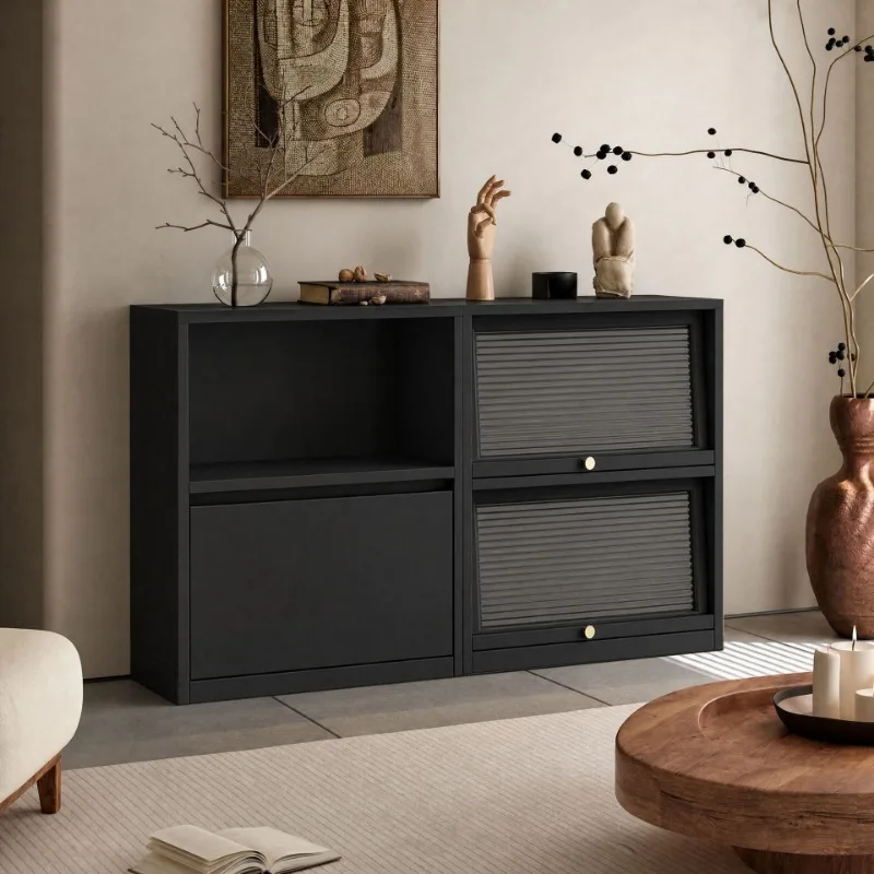 Living room home storage locker wall combination floor sofa side cabinet