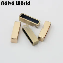 20-100pcs 4 colors 25mm 1 inch Light gold silver metal clips loop buckle Cast solid buckles for belt straps