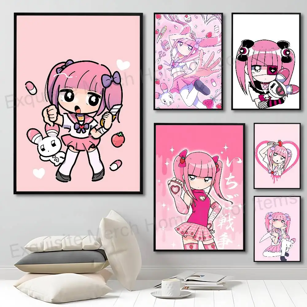 M-Menhera kawaii Girl C-Chan Poster DIY Vintage Movie Poster Wall Art Painting Study Stickers Wall Painting