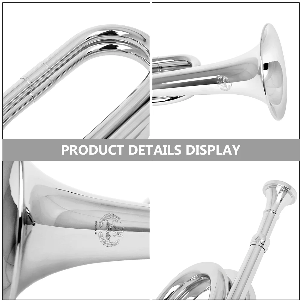 Stride Horn Spanish C Key Charge Band Trumpet Assembly Miniature Bugle Musical Instruments Beginner