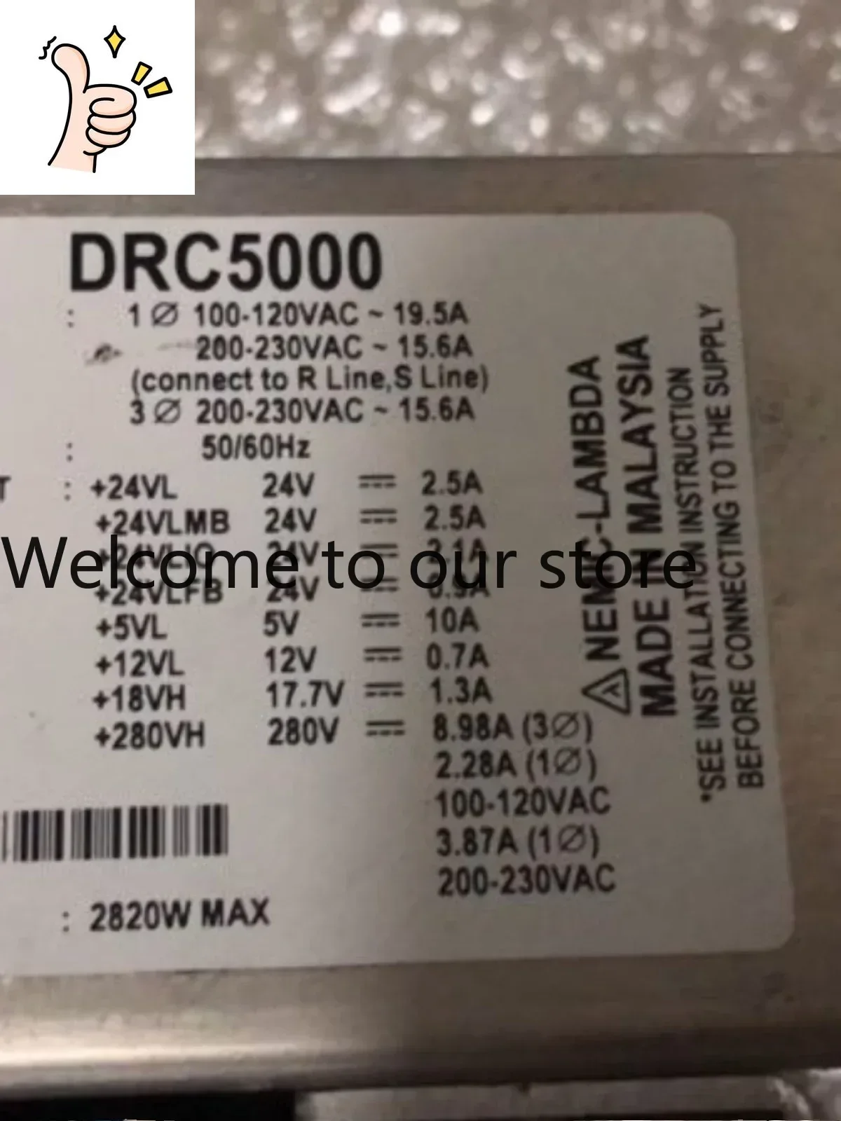 2026 NEMIC-LAMBDA Power Supply DRC5000 Spot DENSO DENSO Robot
