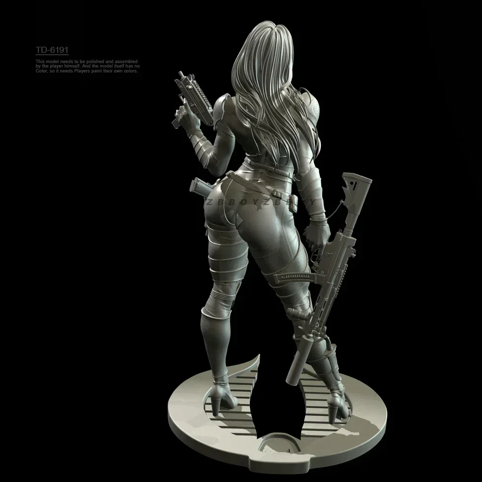 50mm 75mm 90mm Resin model kits figure beauty colorless and self-assembled （3D Printing ） TD-6191/3D