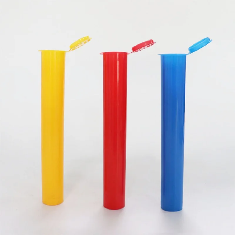 100pcs/lot 120mm Tobacco Storage Tube with Extruded Cover Waterproof and Odor Proof Sealed Preservation Cigarette Storing Tools