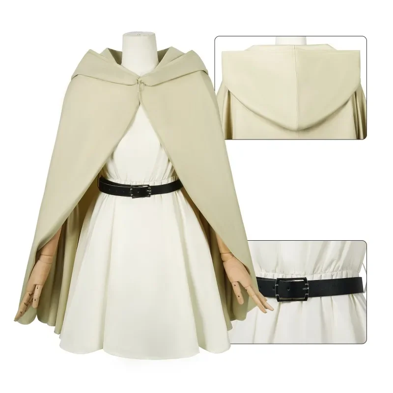 

Anime Frieren Beyond Journey End Cosplay Costume Frieren's Magic Training Robe with Elven Ear for Women Halloween Carnival Party
