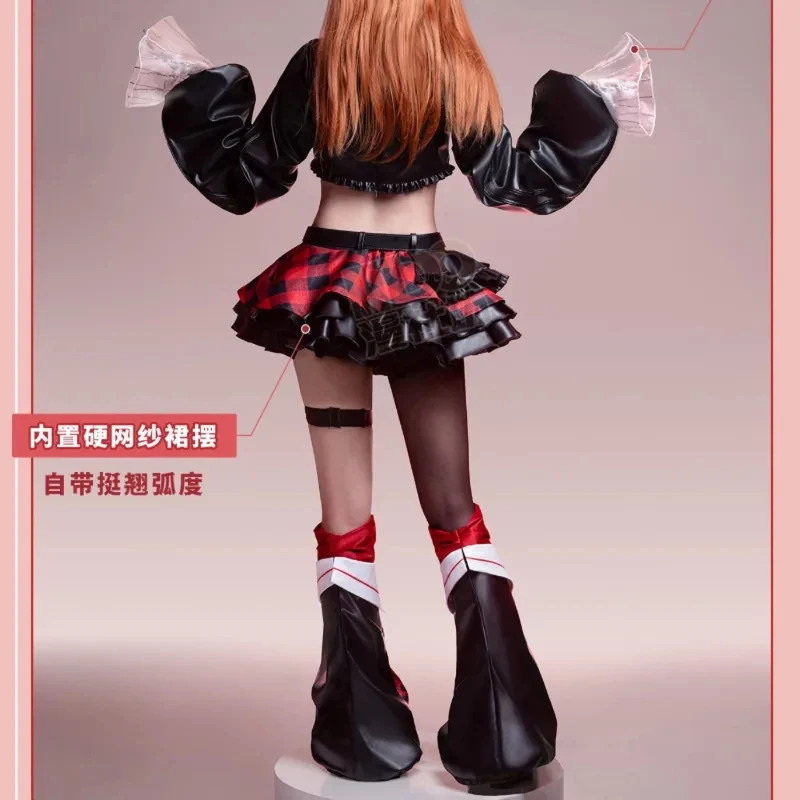 

✦2026Rock Band Asuka Langley Rei Ayanami Cosplay Costume Figure Style Dress Accessories Stage Outfit Halloween Costume%1~