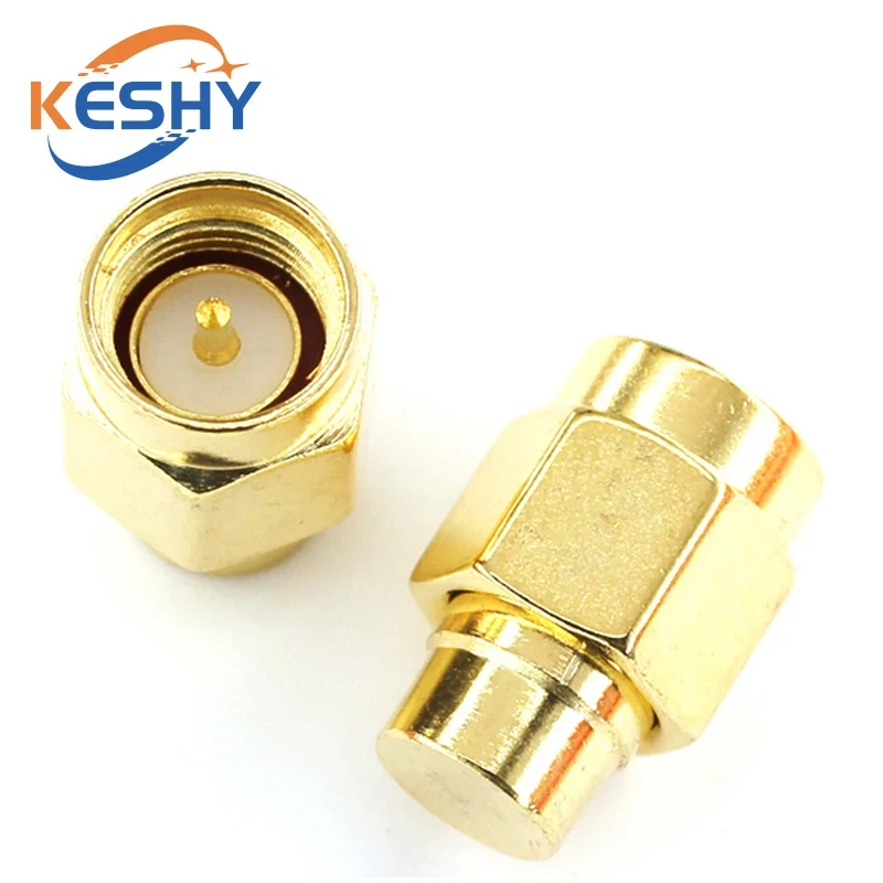 2-20PCS 2W 6GHz 50 ohm SMA Male RF Coaxial Termination Dummy Load Gold Plated Cap Connectors Accessories