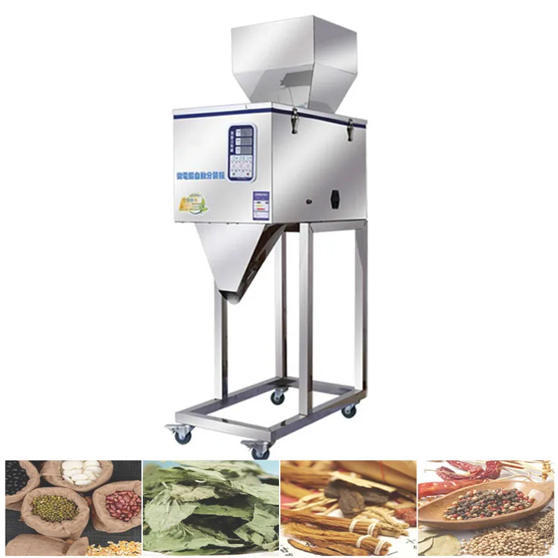 Automatic Weighing Granular Powder Filling Machine Tea Seed Salt Rice Weighing Filling Machine