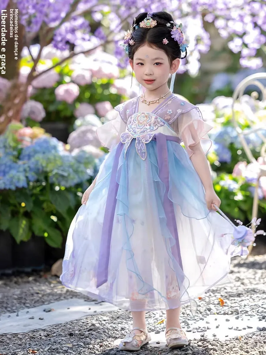 Elegant-hanfu-brode-bleu-et-violet-pour-filles-costume-traditionnel-chinois-pour-enfants-style-feerique-ancien-vetements-pour-filles