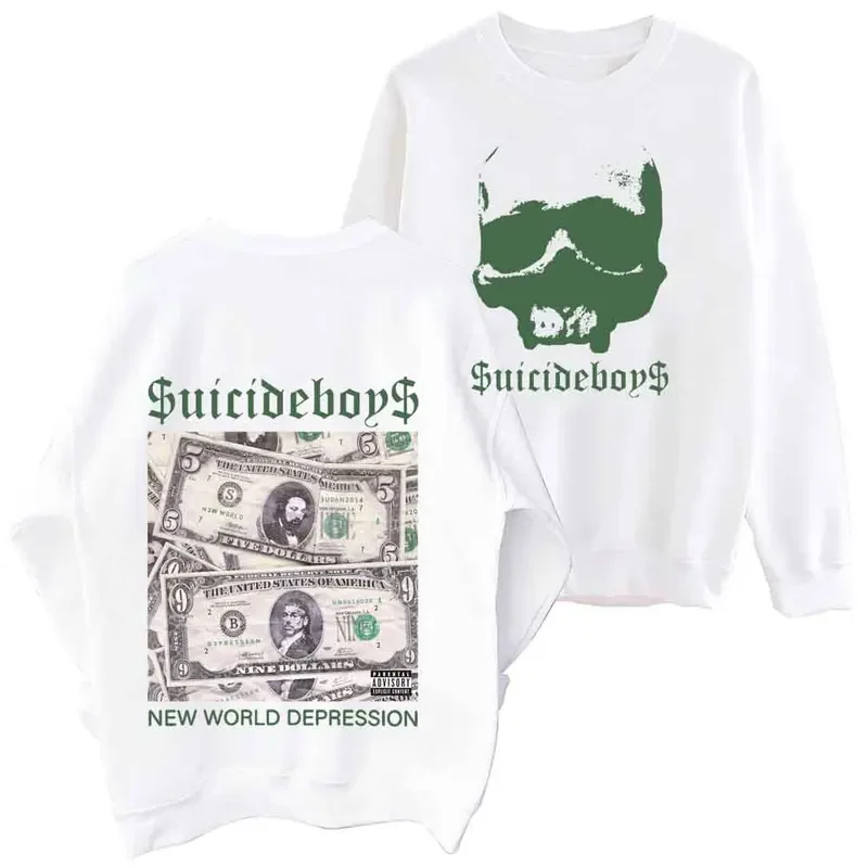 

Suicideboys New World Depression Sweatshirt Man Woman Harajuku Round Neck Long Sleeve Oversized