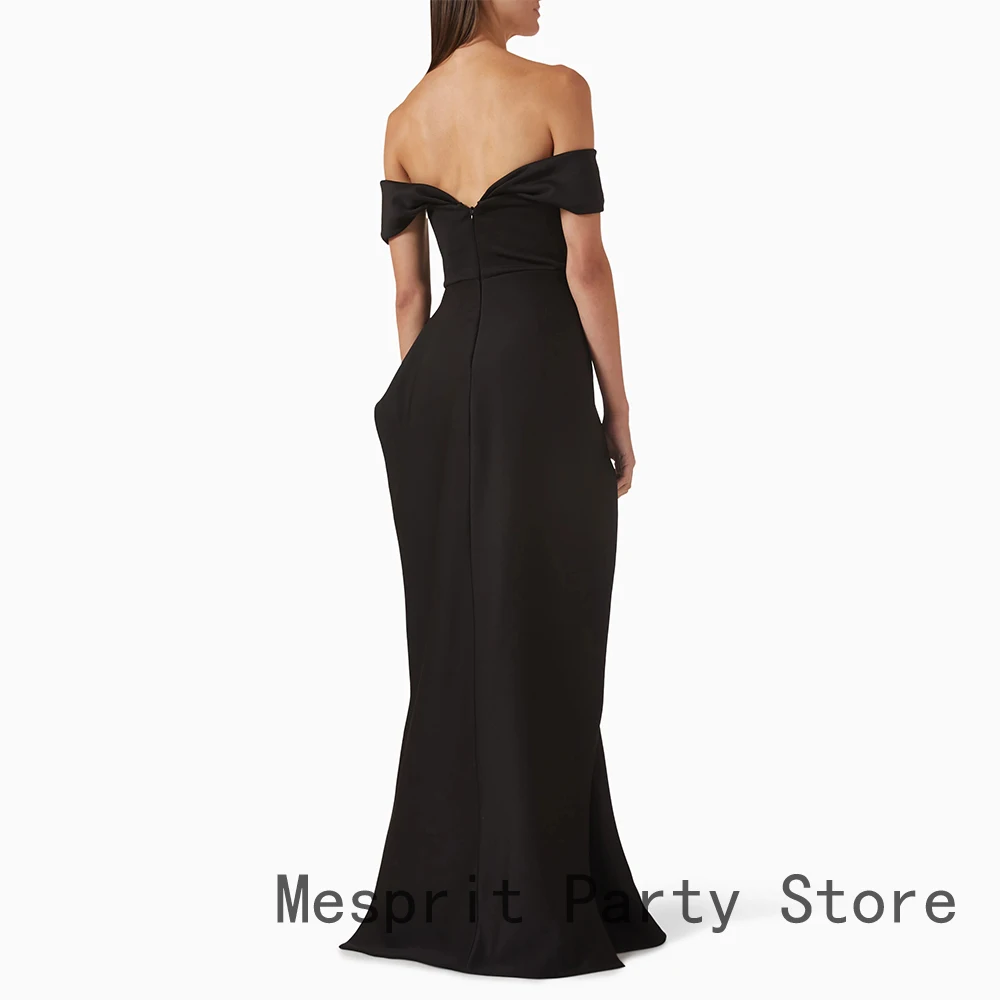 Czarna suknia wieczorowa bez ramiączek, długa do podłogi, suknia balowa, syrenka, formalna suknia na przyjęcie, bez rękawów, zdobiona koralikami, suknia w stylu saudyjskim.