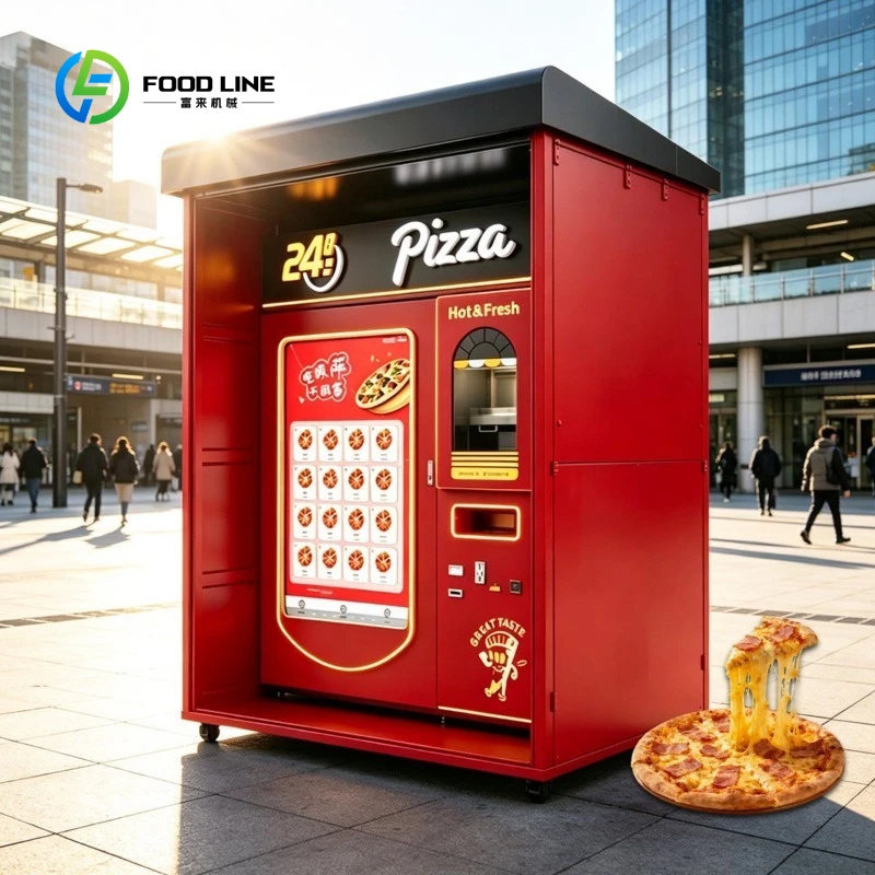 Innovative Product Self Service 24 Hours Fast Food Vendor Automat Pizza Vending Machine for Sale
