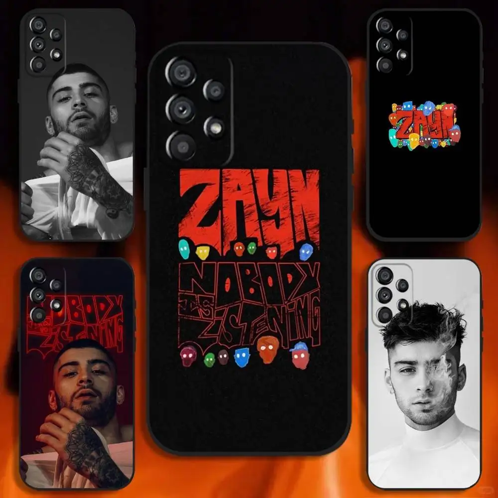 

Singer Zayn Malik Phone Case For Samsung Galaxy A20,A21s,A22,A31,A32,A52,A53,A72,73,A80 Soft Black Cover