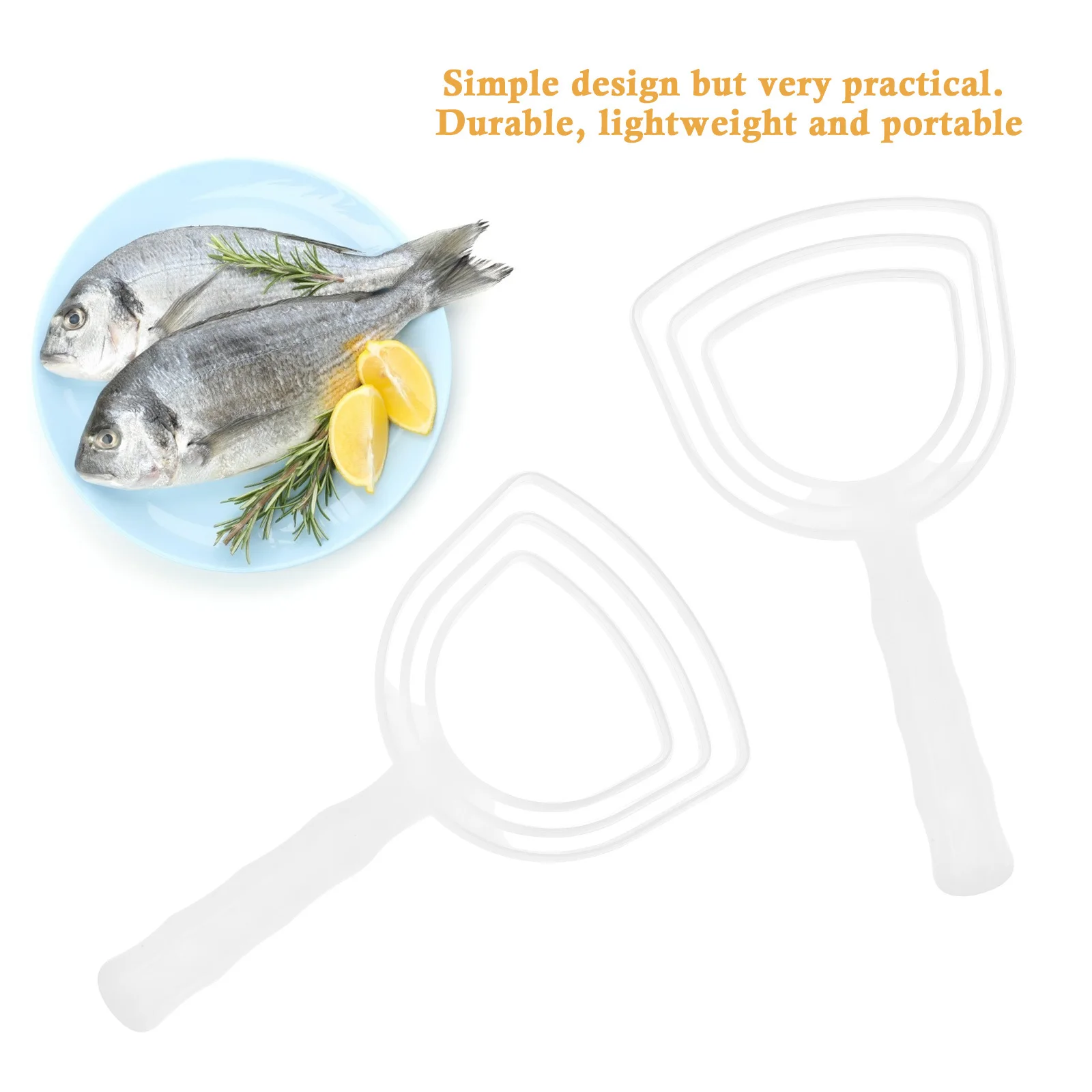 4Pcs Fish Scraping Gadget Simple Strong Scraper for Quick Scale Removal Keeps Flesh Intact Compact Storage Friendly Kitchen