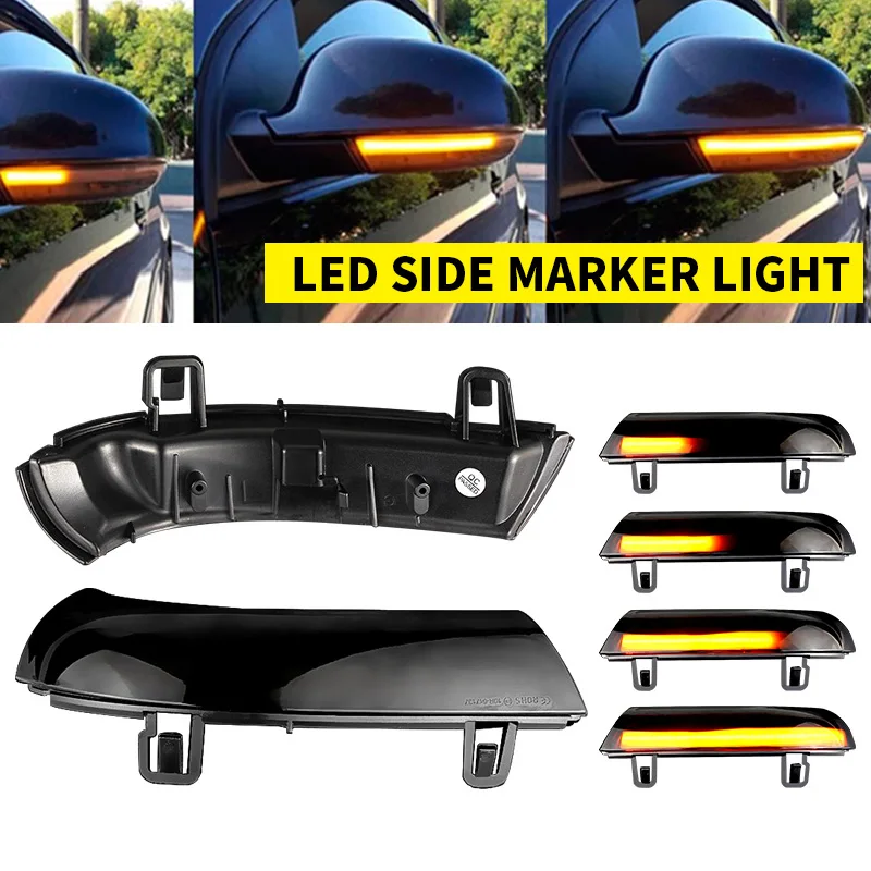 

LED Rearview Mirror Side Indicator Turn Signal Light for Passat B6 VW Golf 5 Jetta MK5 EOS 2006-2008 OEM;1K0949101,1K0949102