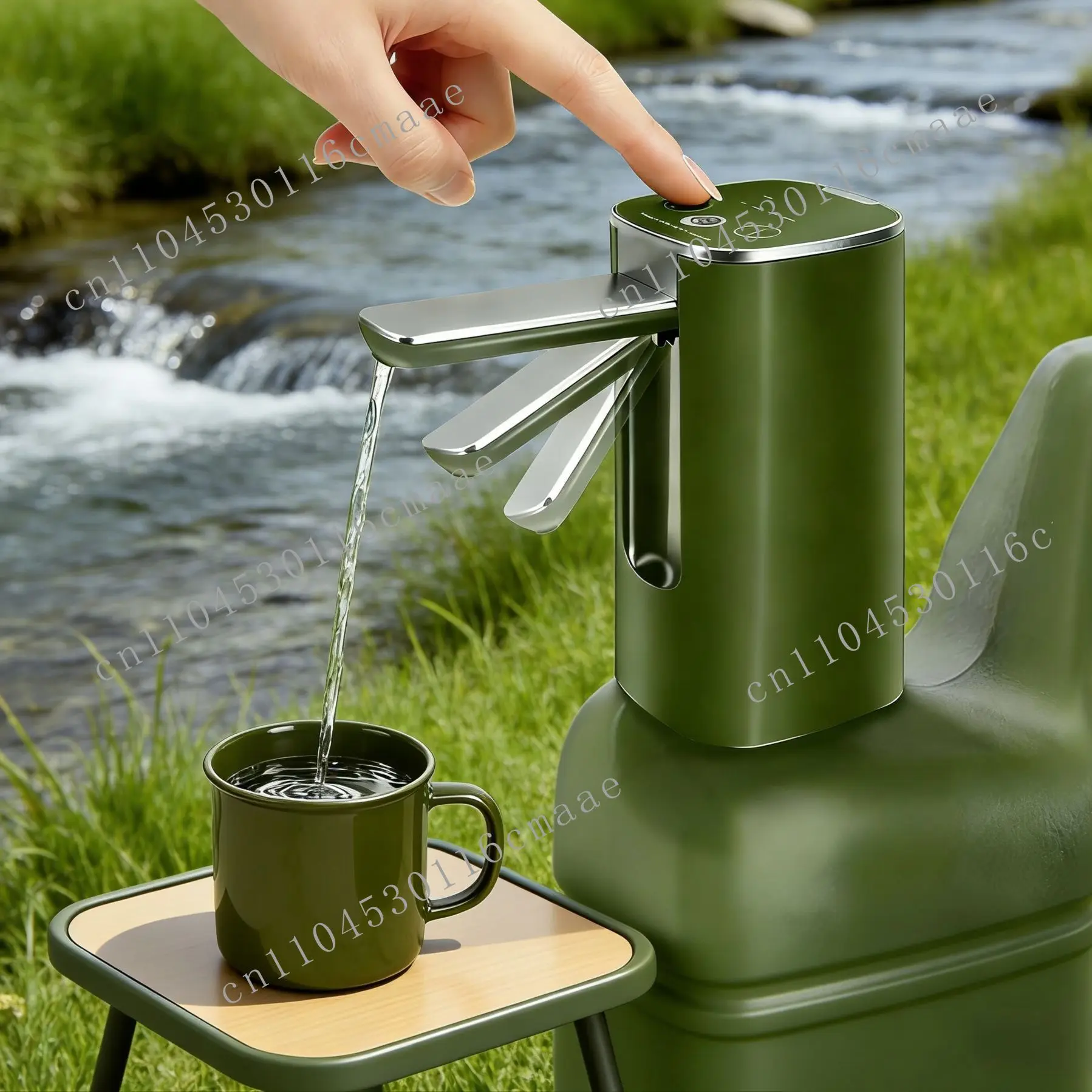Electric water pump Household bottled extractor Folding purified dispenser Suction pump Outdoor