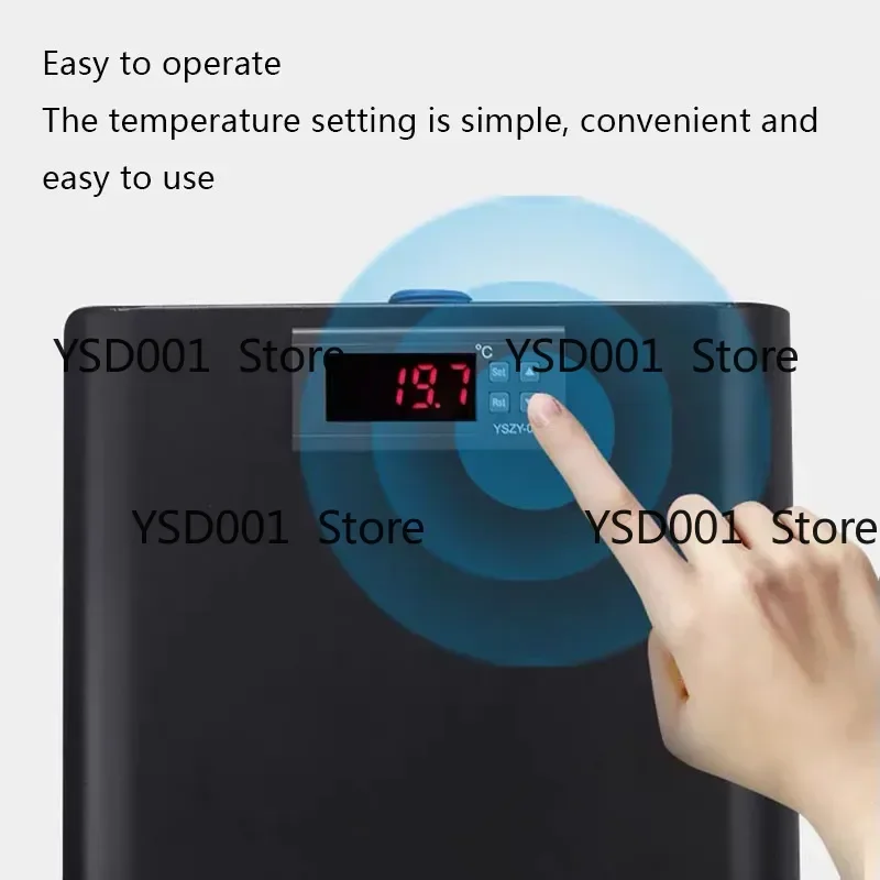 160L Aquarium Chiller for Fish Tank | Fresh/Seawater Cooling | Compressor System Energy-Saving