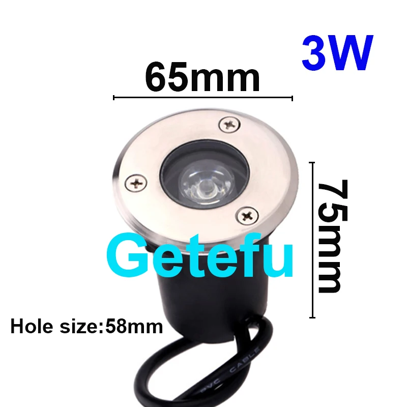 NEUE 5W/6W/7W/9W/12W/15W18W 24W LED Outdoor Boden Garten boden LED Unterirdischen Vergraben Lampe Spot Landschaft Licht AC110V 220V IP67 – Detail 6