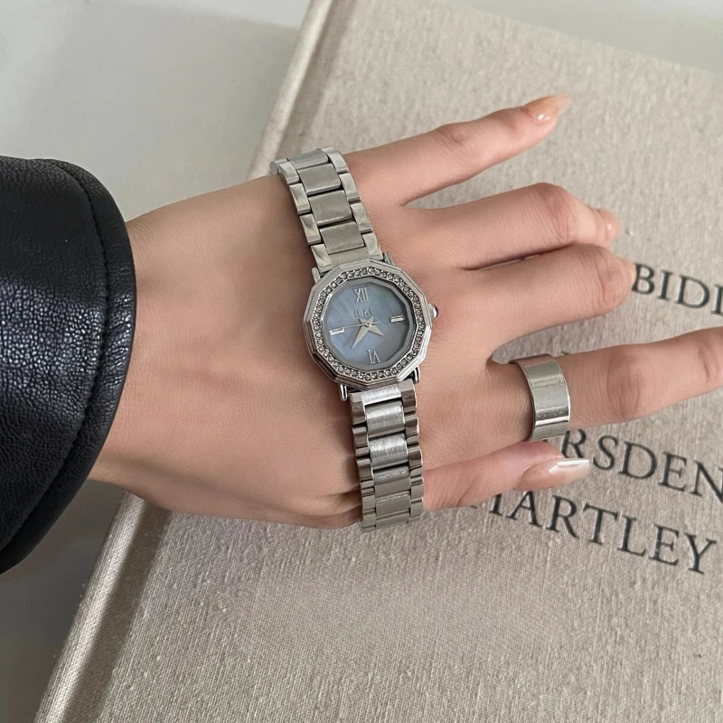 Водонепроницаемые кварцевые часы 2025 года, подарок на день рождения, золотые рябчатые классические модные женские часы, элегантные и простые