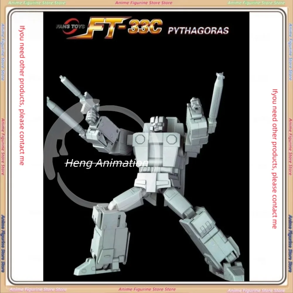 Preventa Fanstoys juguetes transformadores FT33C máquina perforadora cálculo King combinación avión figura de acción modelo figura