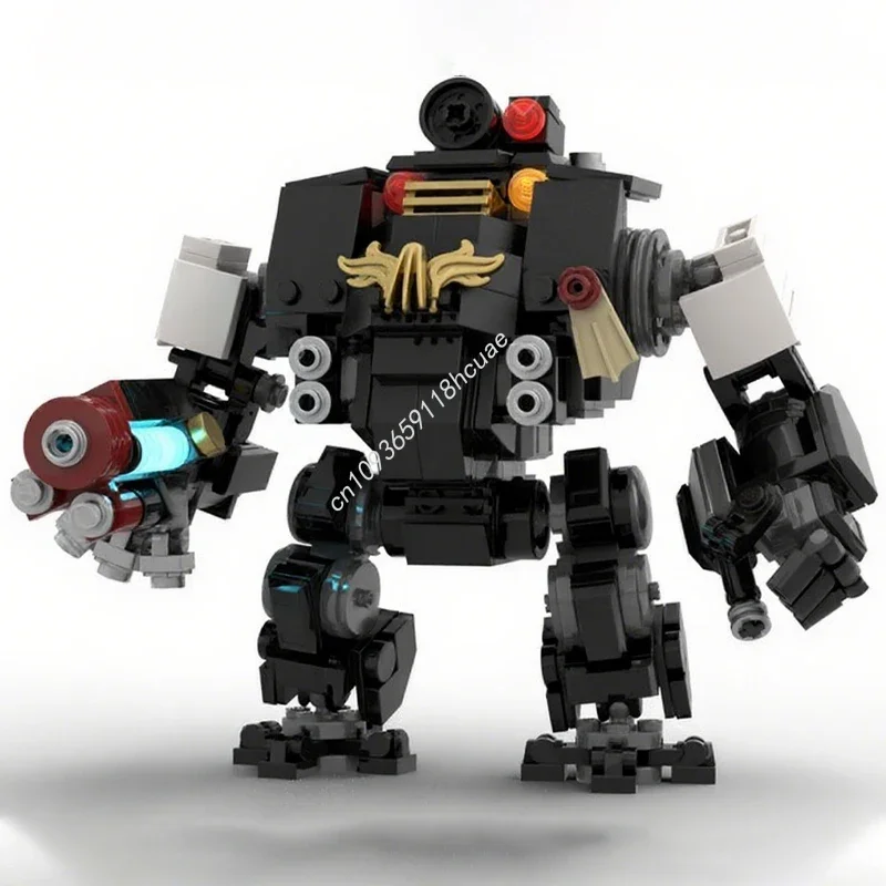 

417 шт. MOC Primaris Redemptor Dreadnought Dark Future Universe, строительные блоки, рождественская вечеринка, сумка для подарков, вариант K, подарок