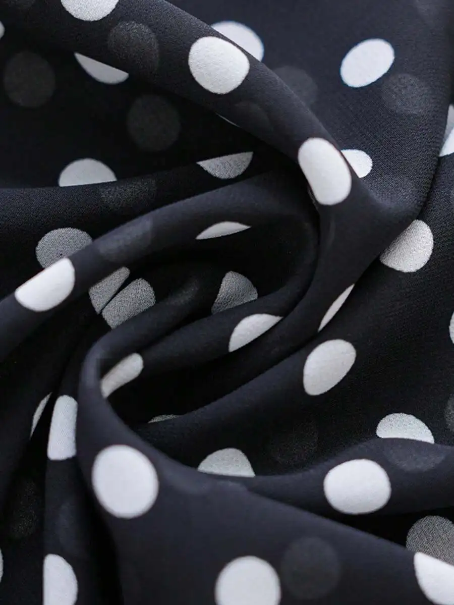 

Lightweight Polka Dot Print Shawl For Women Spring Summer