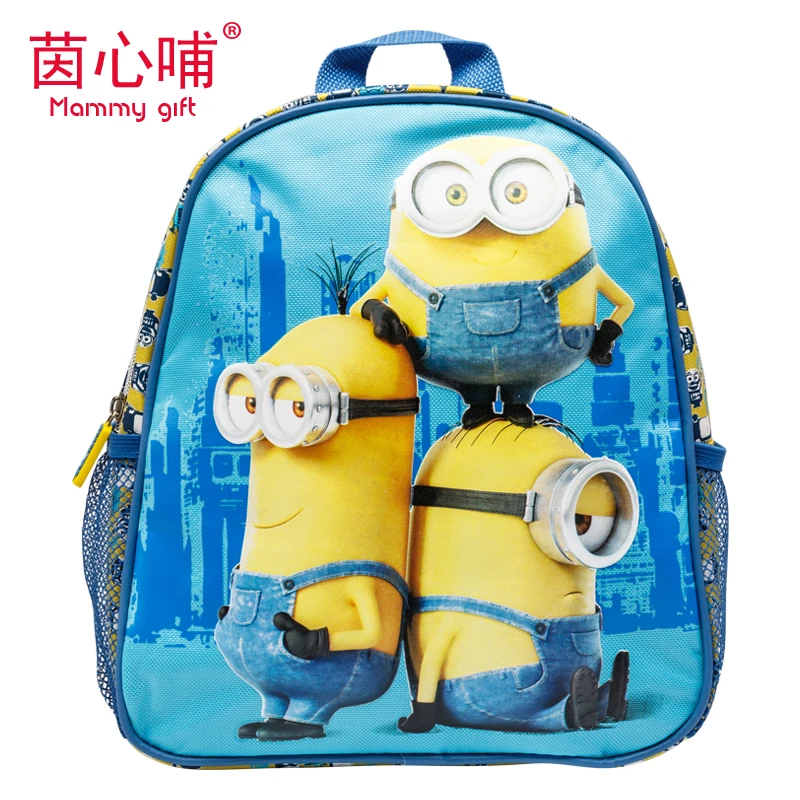 New Hot Minions Mini Schoolbag Boys And Girls Casual Bag Children\'S Cartoon Backpack Student Travelling Shoulder Bag Gift