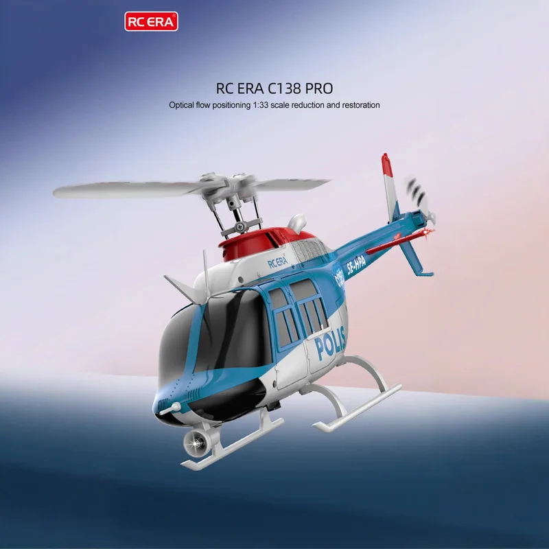 2025 New C138 PRO Brushless Version Remote Controlled Helicopter Six Channel Model Boys Toy Gift Remote Control Helicopter