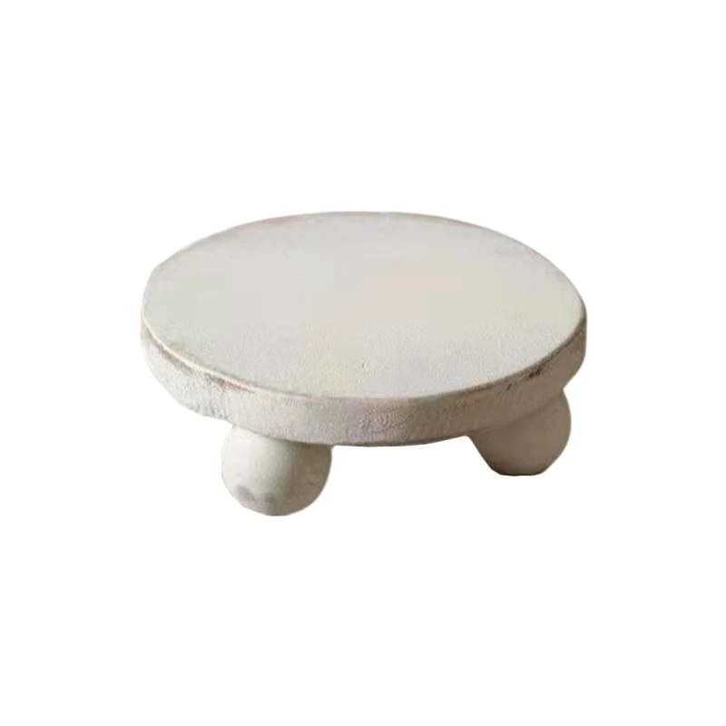 

J15U Newborn Small Coffee Table Baby Photo Handmade Wooden Little Tea Desk Infant Photograph Props Accessories