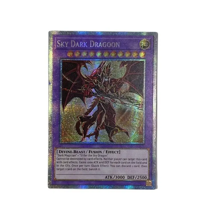 Yu Gi Oh DIY 20SER Red Broken LGB1 Super Magic Dragon Dragon Knight Real Red Eye Dragon Knight Full Picture Game Collection Card