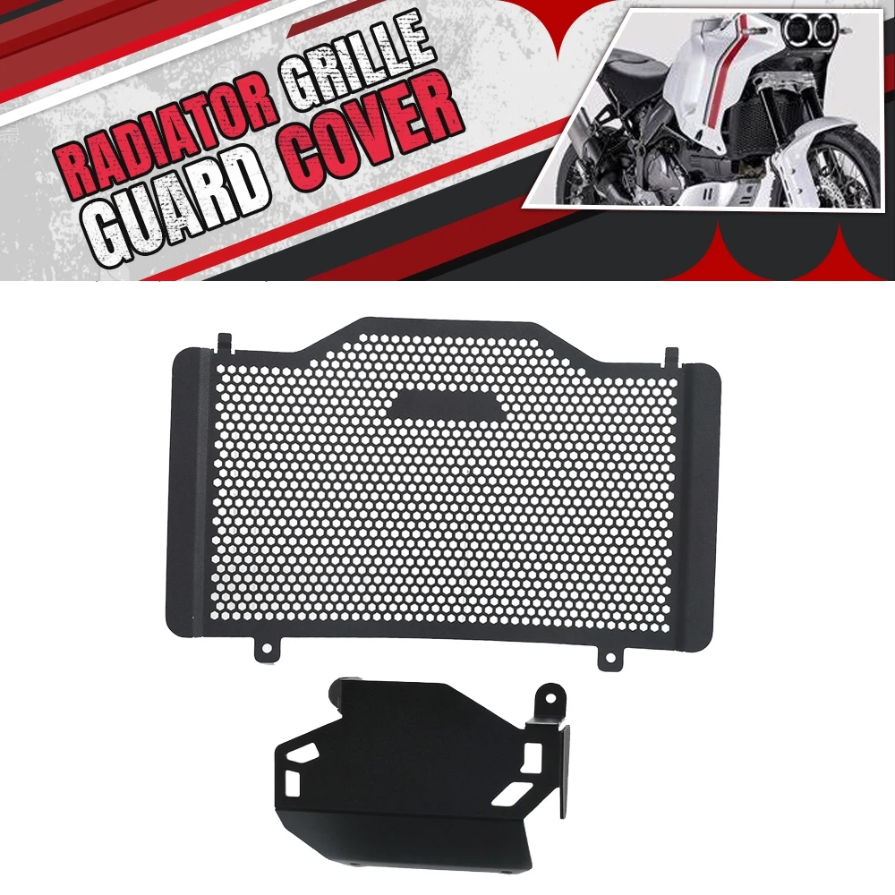 

Motorcycle Accessories For Ducati Desert X 2022 2023 2024 2025 DesertX Rally Radiator Guard & Cylinder Head Guard Complete Set