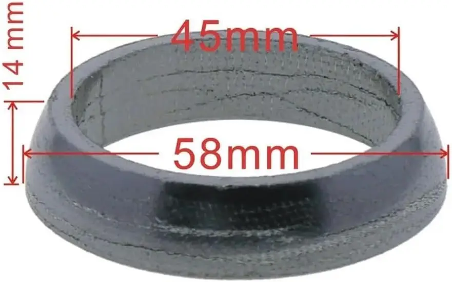 طوق كبير لكاتم الصوت لـ CFMoto CForce 800 850 ATV 9AWA-021004-00001 CF 1000 625 600 850XC 800XC ATR AU AZ كاتم الصوت