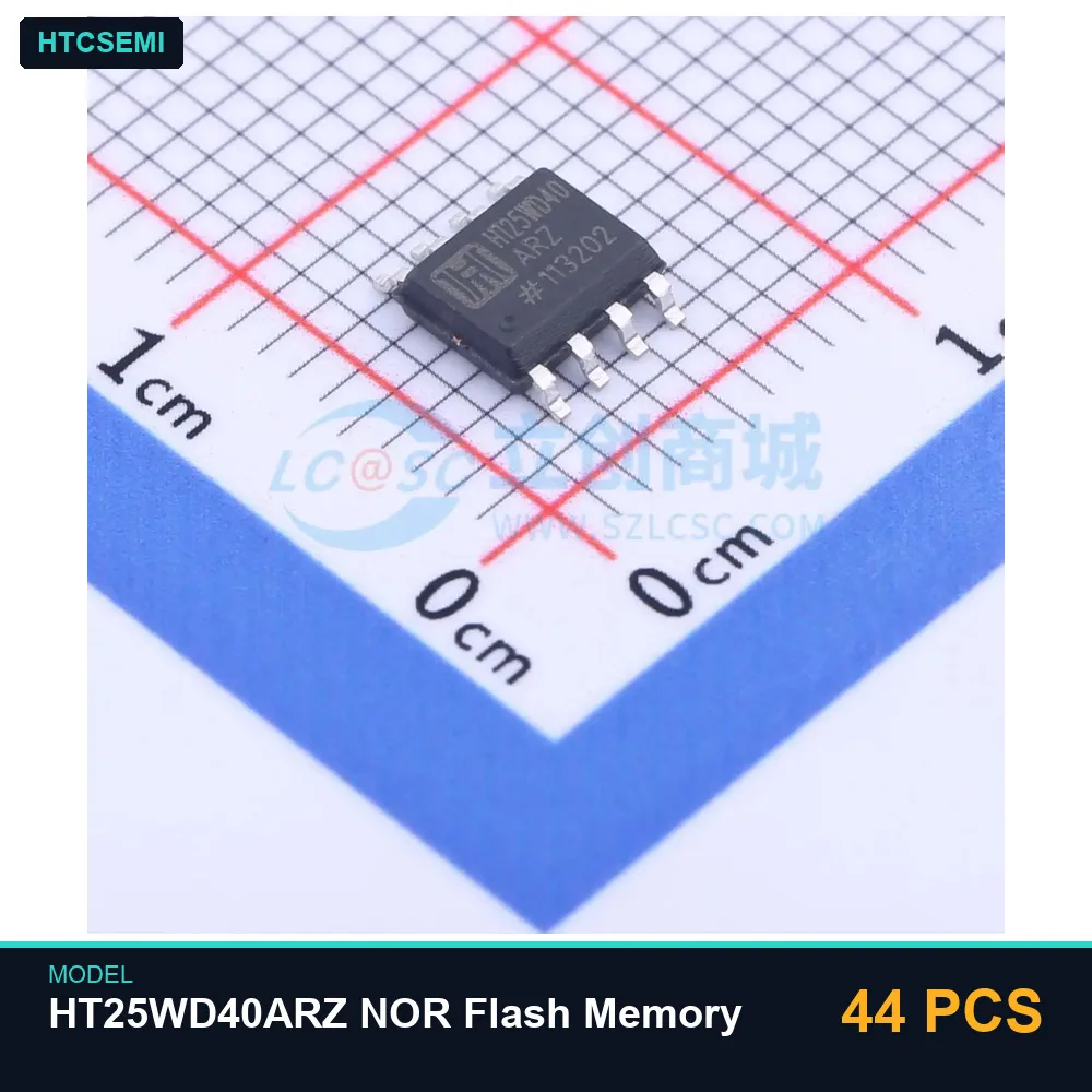 44 PCS HTCSEMI HT25WD40ARZ NOR Flash Memory