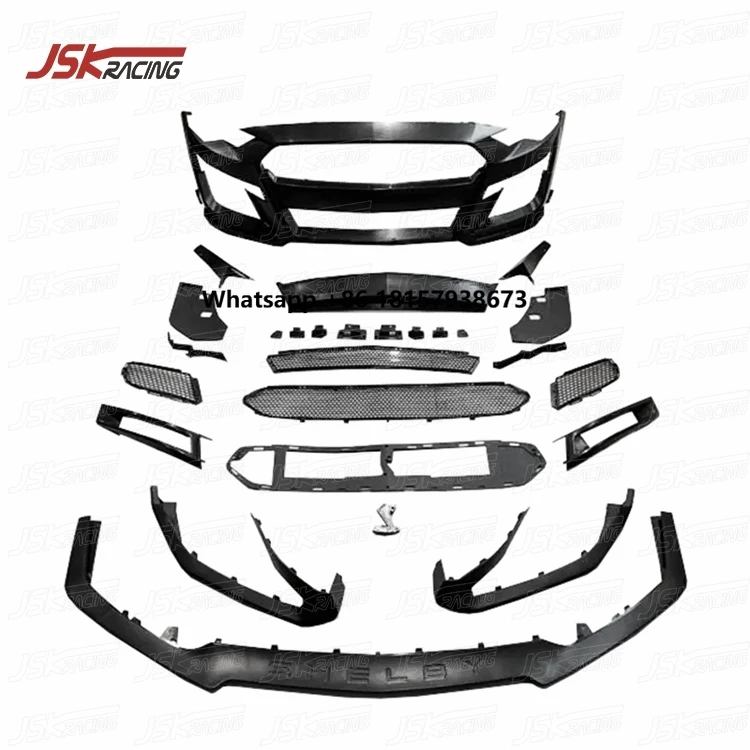 

GT500 STYLE PP FRONT BUMPER for 2015-2018 FORD MUSTANG